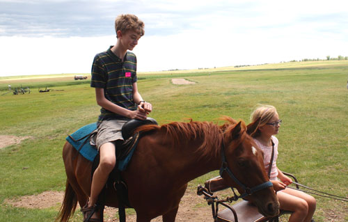 Ingalls' Homestead horse ride