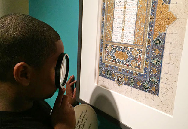 Turquoise Mountain at the Sackler: looking at illumination detail