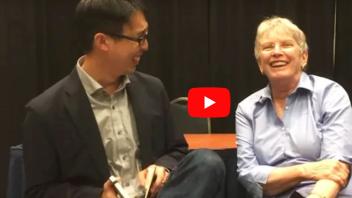 Gene Yang interviewing Lois Lowry